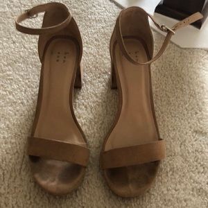 Nude heels size 7.5 A New Day